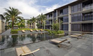 Two-bedroom apartment with guaranteed income in Baan Mai Khao complex on the first line from the sea in Mai Khao, Phuket, Thailand for $313,000