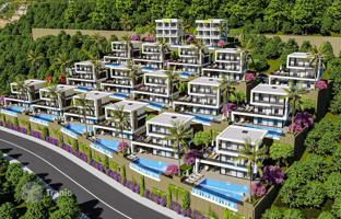 New complex of villas with swimming pools and terraces, Alanya, Turkey for From 935,000 €