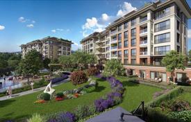New residence with a swimming pool, a green area and a sunbathing area close to schools and a metro station, Istanbul, Turkey for From $322,000
