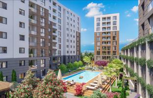 Residence with a swimming pool, a restaurant and lounge areas close to highways and the sea, Istanbul, Turkey for From 12,938,000 TRY