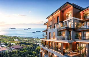 Modern residential complex on the coast of Zeytinburnu, Istanbul, Türkiye for From 10,772,000 TRY