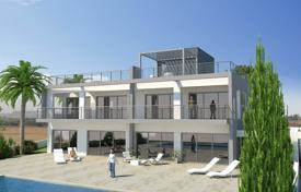 Spacious villa under construction on the first line from the sea with landscaped gardens, a swimming pool and verandas, Larnaca, Cyprus for 3,500,000 €