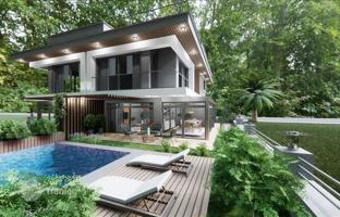 Complex of villas with swimming pools, gardens and panoramic views, Istanbul, Turkey for From 57,647,000 TRY