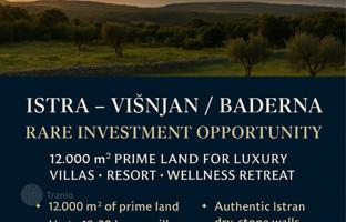Land plot 12,005 m² in Istria County for 1,533,000 €