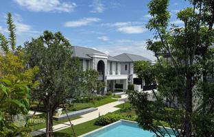 Gated community of villas in a classic colonial style, Pattaya, Thailand for From $481,000