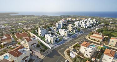 Complex of villas with swimming pools and panoramic sea views, Peyia, Cyprus