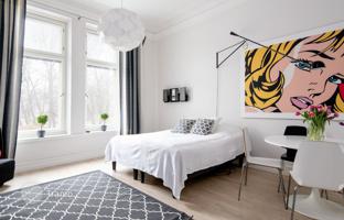Studio-apartment with a view of the park in a historic building, the center of Helsinki, Finland for 445,000 €
