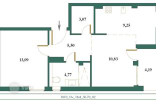 1-bedroom apartment 50 m² in Kolašin for 154,000 €