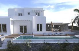 Furnished villa with a swimming pool and a panoramic view at 800 meters from the sea, Mykonos, Greece for 2,980,000 €