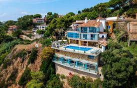Luxury multi-level villa with terraces and a separate guest apartment, on the first line of the sea, Lloret de Mar, Costa Brava, Spain for 5,900,000 €