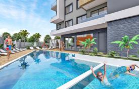 New penthouse with a roof-top terrace in a residence with two swimming pools, a fitness center and a restaurant, Avsallar, Alanya, Turkey for $187,000