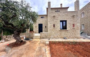 Unfinished stone house overlooking the sea in Messinia, Peloponnese, Greece for 330,000 €