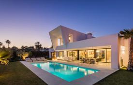 New villa with a swimming pool, a cinema and a garage close to the beach, Golden Mile, Marbella, Spain for 5,000 € per week