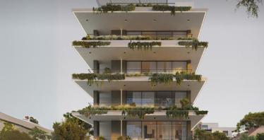 New complex of full-floor apartments near the beach, Germasogeyia, Cyprus