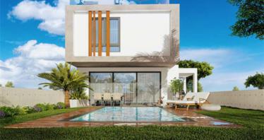 New residence with a gym near the marina, Livadia, Cyprus
