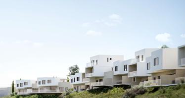 Residence in a large complex with a golf course, a spa center and an equestrian club, Paphos, Cyprus