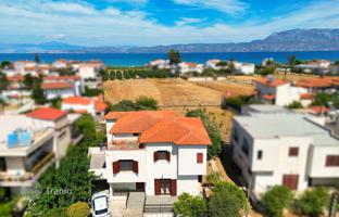 Furnished two-storey house with a garden near the sea in the Peloponnese, Greece. Price on request