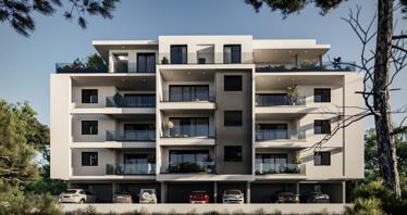New residential complex with a parking, Germasogeia, Cyprus
