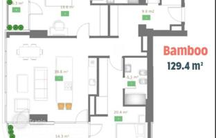 2-bedroom apartment 129 m² in Vake-Saburtalo for $382,000