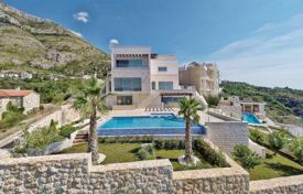 Spacious villa with a plot, a pool, a parking, a terrace and a sea view, Rezevici, Montenegro for 3,300,000 €