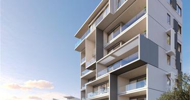 New gated residential complex with a swimming pool and a tennis court, 150 meters from the beach, Chloraka, Cyprus