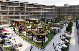 Complex with a commercial center close to the airport and the center of Aksu, Turkey for From 9,992,000 TRY