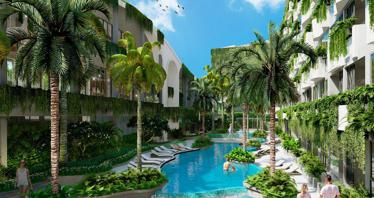 Condominium with swimming pool, mountain and garden views, 700 metres from Bang Tao Beach, Phuket, Thailand