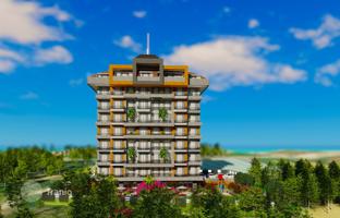 1-bedroom apartment in new building 47 m² in Avsallar. Price on request